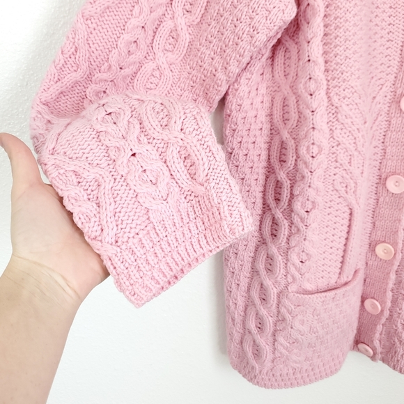 KILRONAN 100% Merino wool cardigan - Picture 3 of 13